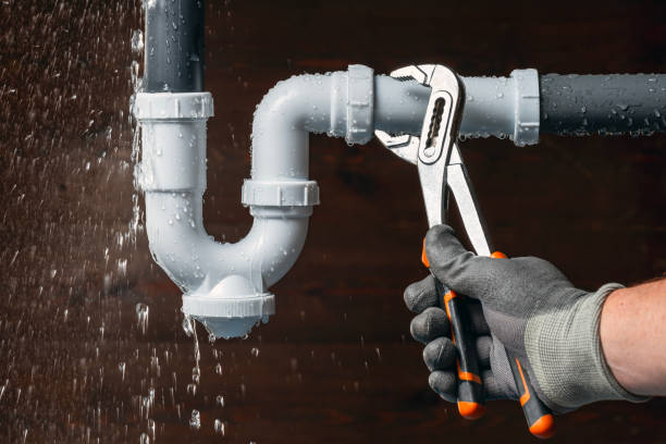 Professional Drain Cleaning technician working in Round Top, TX